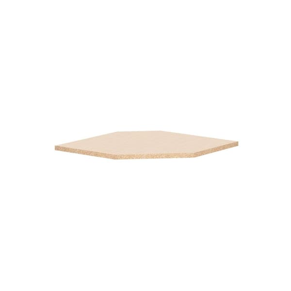Shelf 24 in. W x 24 in. H for Wall Diagonal Corner (1-Pack)