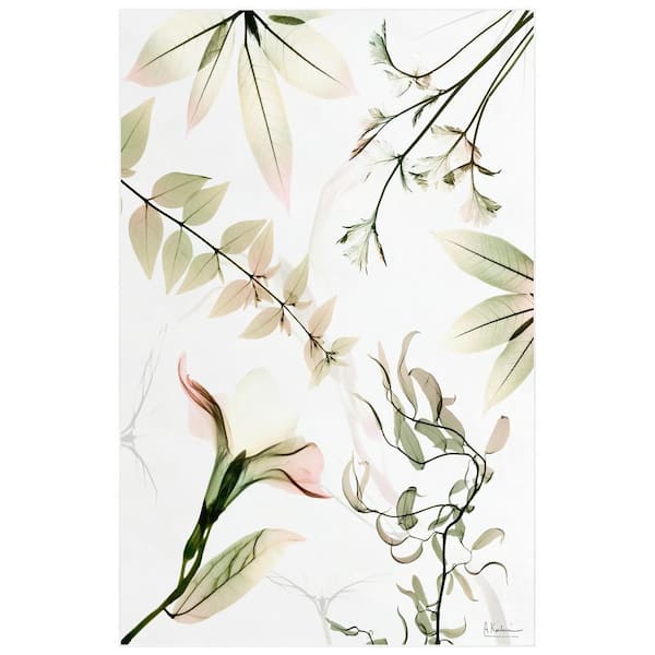 Multi-Colored 5 ft. x 8 ft. Harmony of Existence Washable Flowers Art Felt Area Rug