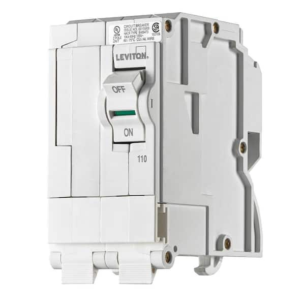 Branch Circuit Breaker, Standard 2-Pole 110 Amp, 120-Volt/240-Volt, Hydraulic Magnetic LB211