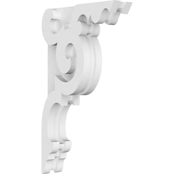 Ekena Millwork 1-7/8 in. x 12 in. x 7 in. PVC Benson Corbel