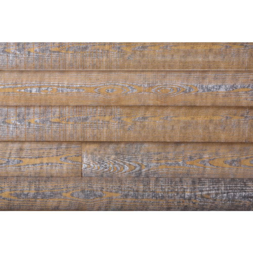 Camo Distressed Pine Barn Wood Wall Planks 4 ft 6-Pack