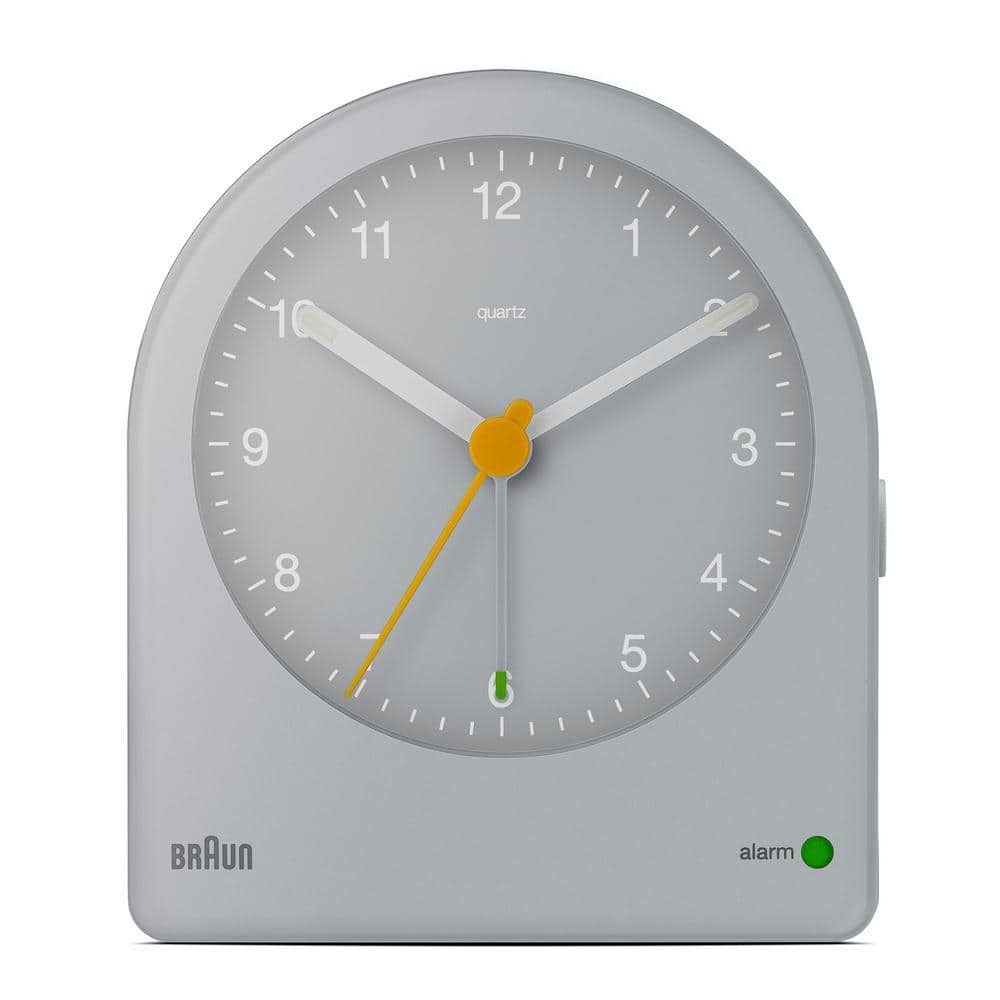 Braun Classic Analog Alarm Clock, Snooze Continuous Backlight