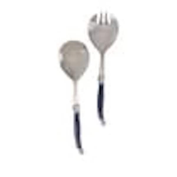 2-Piece Laguiole Connoisseur Navy Blue Salad Servers