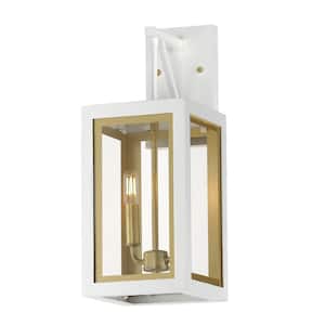 Neoclass 2-Light Black Outdoor Hardwired Wall Sconce