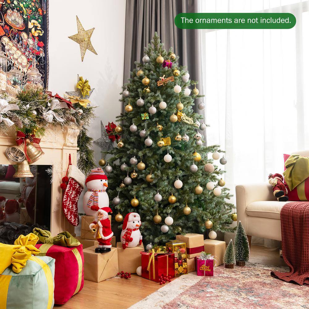 6ft Green Artificial Spruce Christmas Tree with PE/PVC Branches