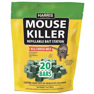 D Con 89545 Mice Bait Station with 2 Refills: Mouse & Rat Traps Assorted  (019200895453-1)