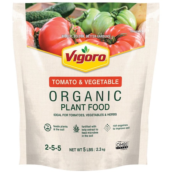 Vigoro 5 lbs. Organic Tomato and Vegetable Plant Fertilizer