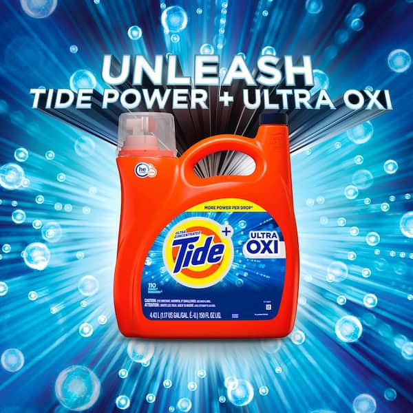 Tide 146 fl. oz. Ultra Oxi Liquid Laundry Detergent (94-Loads) 003077207628  - The Home Depot