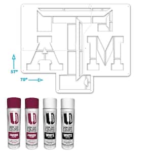 Texas A and M Lawn Stencil Kit