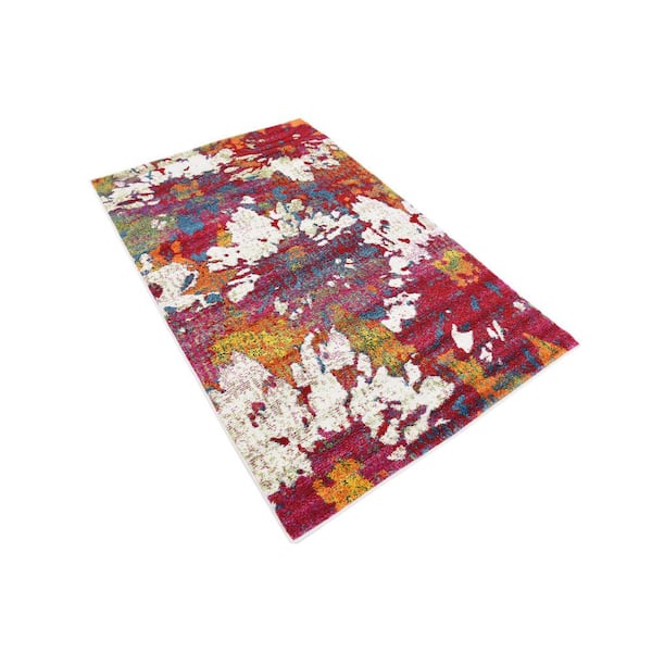 Lyon Amelie Multi 3' 3 x 5' 3 Area Rug