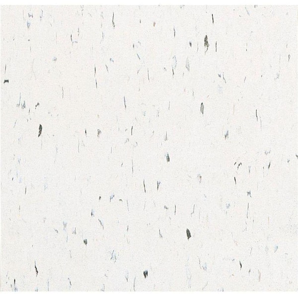 Armstrong Imperial Texture VCT 12 in. x 12 in. Polar White Standard Excelon Commercial Vinyl Tile (45 sq. ft. / case)