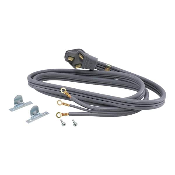 6 ft. 10 / 3 40 Amp 3-Prong Range Cord, Gray