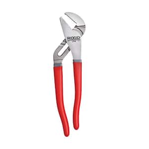 10 in. Water Pump Plumbing Pliers for Tight Spaces with Cushioned Grip Handles, 2 in. Jaw Opening