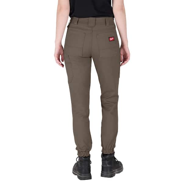 Milwaukee Women's Size 12 Brown GRIDIRION Double Knee Jogger Work