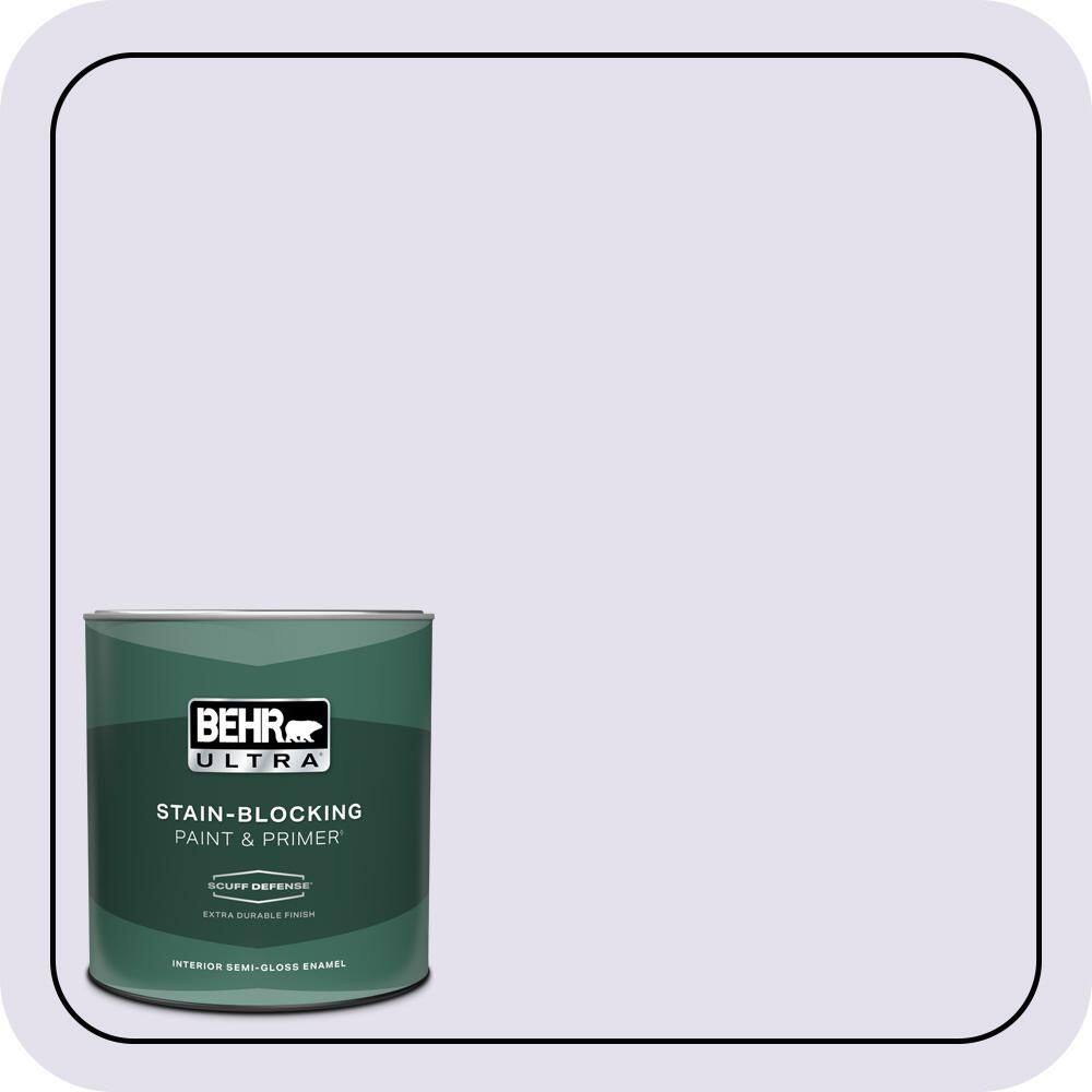 1 qt. #650C-2 Powdery Mist Extra Durable Semi-Gloss Enamel Interior Paint & Primer price history on PriceWatchPro