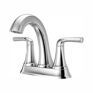 Ladera 4 in. Centerset 2-Handle Bathroom Faucet in Polished Chrome