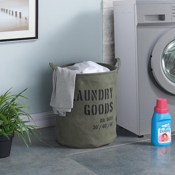 Home Basics Canvas Laundry Bag at