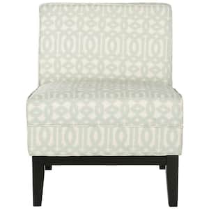 Armand Silver/Off-White Accent Chair