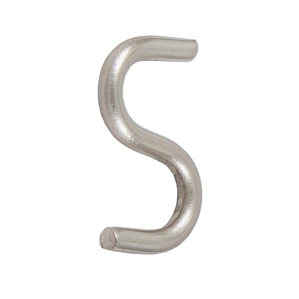 Everbilt 1/16 in. x 3/4 in. Stainless Steel S-Hook 823751 - The Home Depot