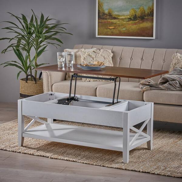 decatur farmhouse lift top coffee table