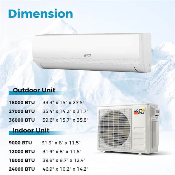 9000 Btu 56000 Btu Mini Split LG KUMXB601A 2-KNUAB091A 2-KNMAB241A