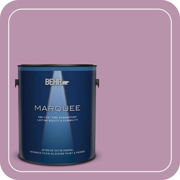 BEHR MARQUEE 1 gal. #680D-5 Bed of Roses Satin Enamel Interior Paint & Primer