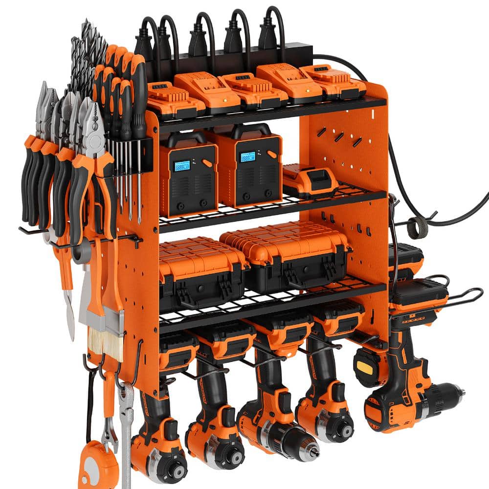 Sttoraboks 16 .6 in. Modular Power Tool Organizer with Charging Station ...