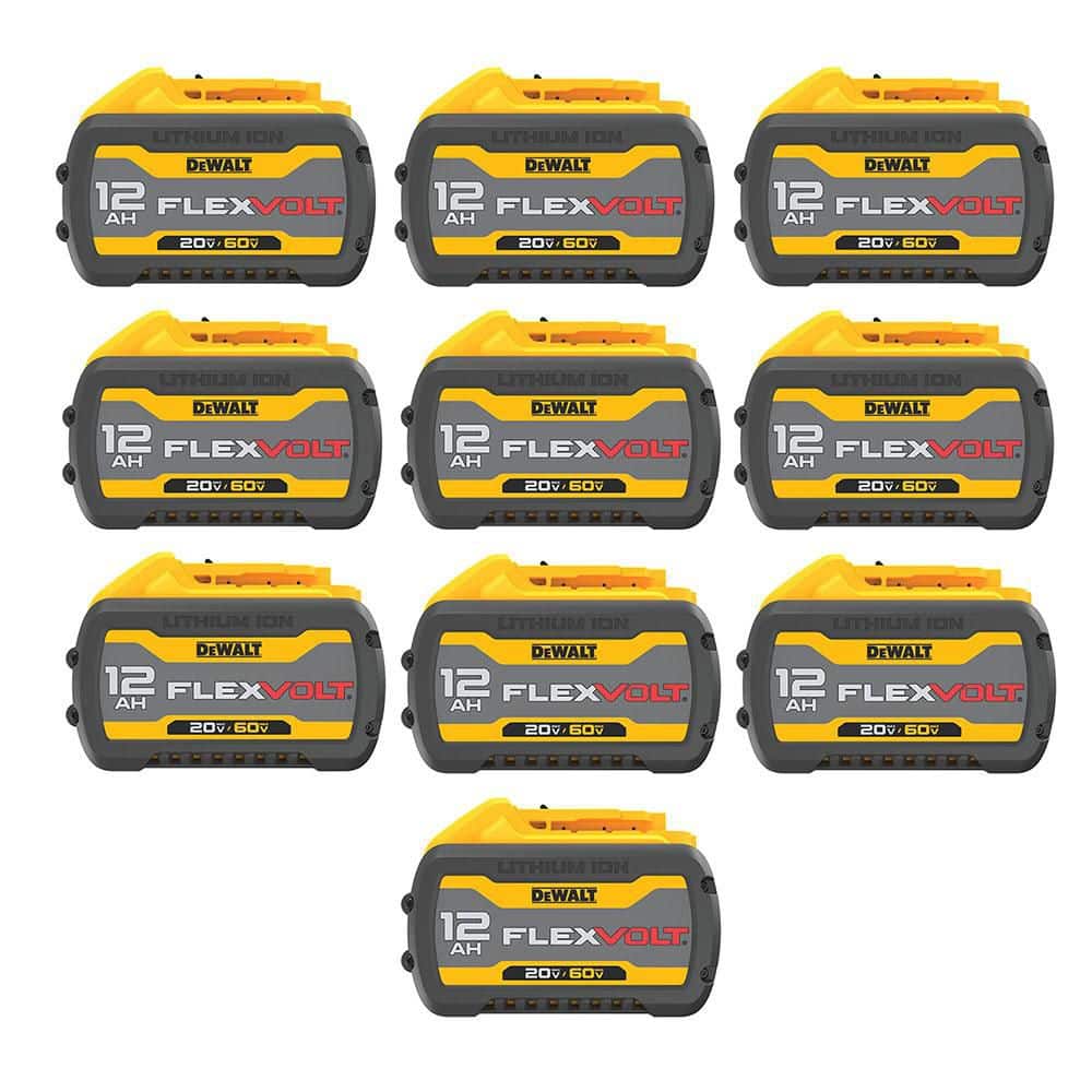 FLEXVOLT 20V/60V MAX Lithium-Ion 12.0Ah Battery Pack (10-Pack) price history on PriceWatchPro
