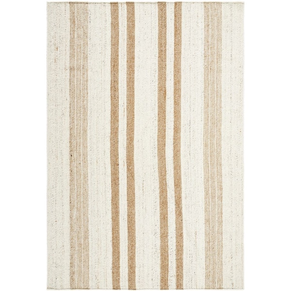 Bolu BLU-2302 8 ft. x 10 ft. White Handmade, Area Rug