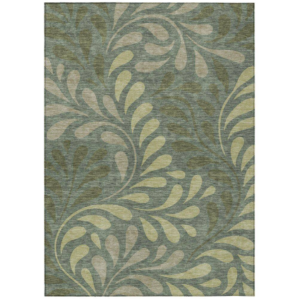 Chantille Machine Washable Indoor/Outdoor Abstract ACN2411 Basil 3 ft. x 5 ft. Area Rug price history on PriceWatchPro