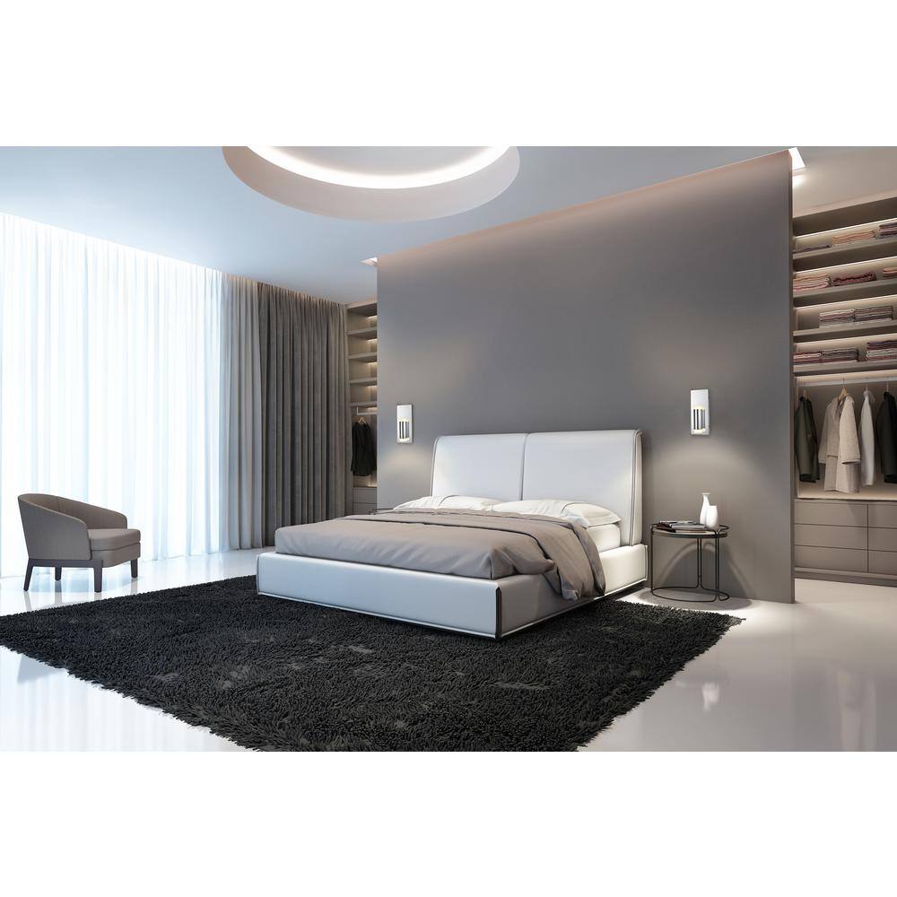 Chrome Cylinder Dimmable LED Wall Sconce