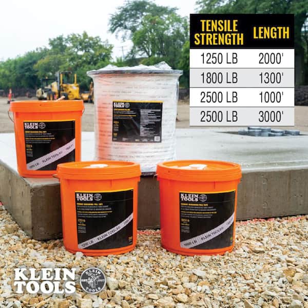 3000 ft. Conduit Measuring Pull Tape 2500 lbs. Tensile Strength
