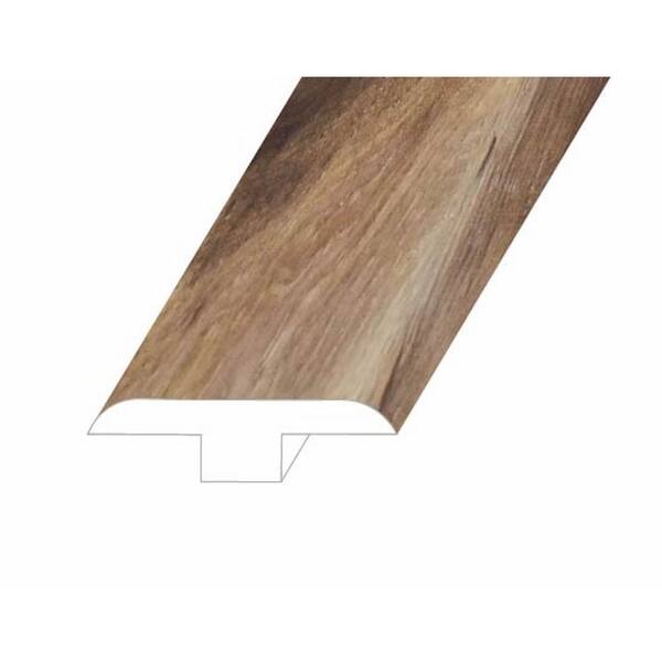Montserrat Veritas Enriched Cedar 0.5 in. T x 1.8 in. W x 94.5 in. L Vinyl T-Molding