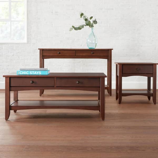 StyleWell Cedar Springs Rectangular Sable Brown Finish Wood StyleWell Cedar Springs Rectangular Sable Brown Finish Wood