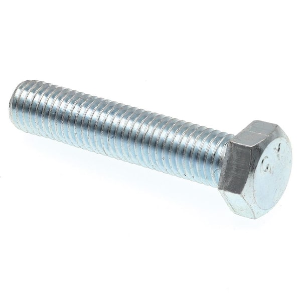 Prime-Line 5/8 in.-11 x 3 in. A307 Grade A Zinc Plated Steel Hex Bolts (15-Pack)