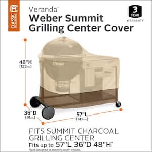 Veranda Weber Summit Charcoal Grilling Center Cover