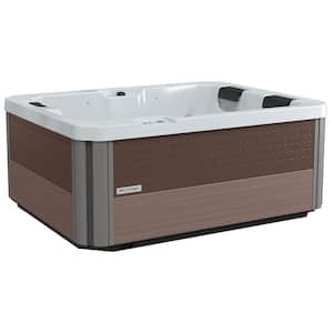 Willow 3-Person 32-Jet 115-Volt Acrylic Plug and Play Hot Tub with Lounge Seating