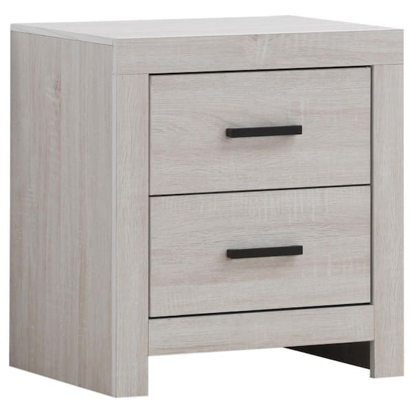 Coaster Brantford Coastal White 2-Drawer Nightstand
