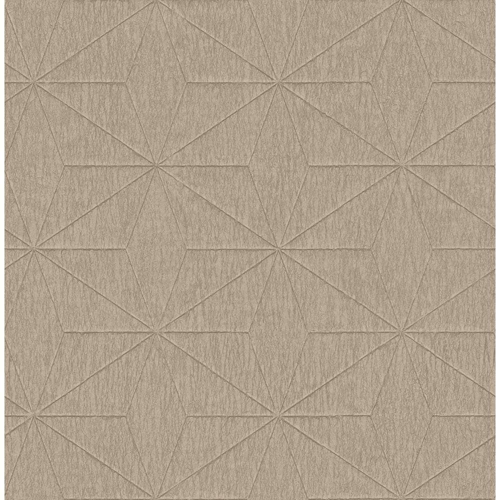 Fine Decor Bernice Gold Geometric Paper Strippable Roll (Covers 56.4 sq ...