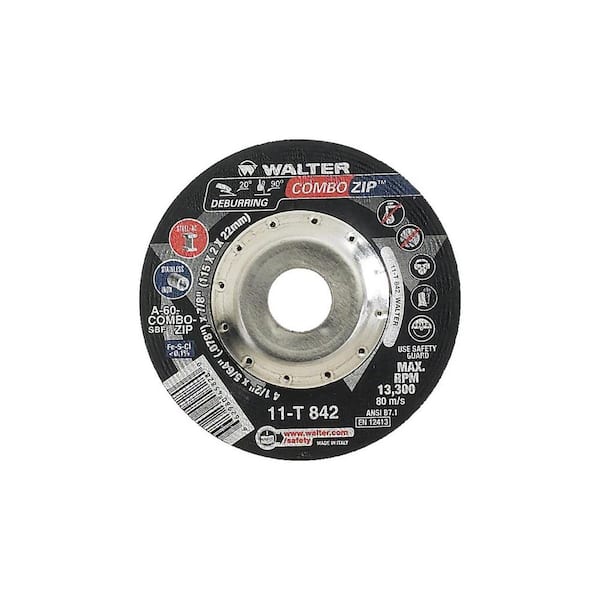 DIABLO 4-1/2 in. x 1/4 in. x 7/8 in. Metal Grinding Disc with Type 27  Depressed Center DBD045250701F - The Home Depot