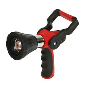 4699: Firefighter Water Cannon Hose Nozzle, Adjustable Twist Nozzle, Lever On/Off Control