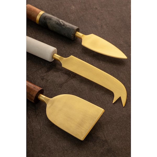 Marble Cheese Knives - Set of 3, Cheese Tools