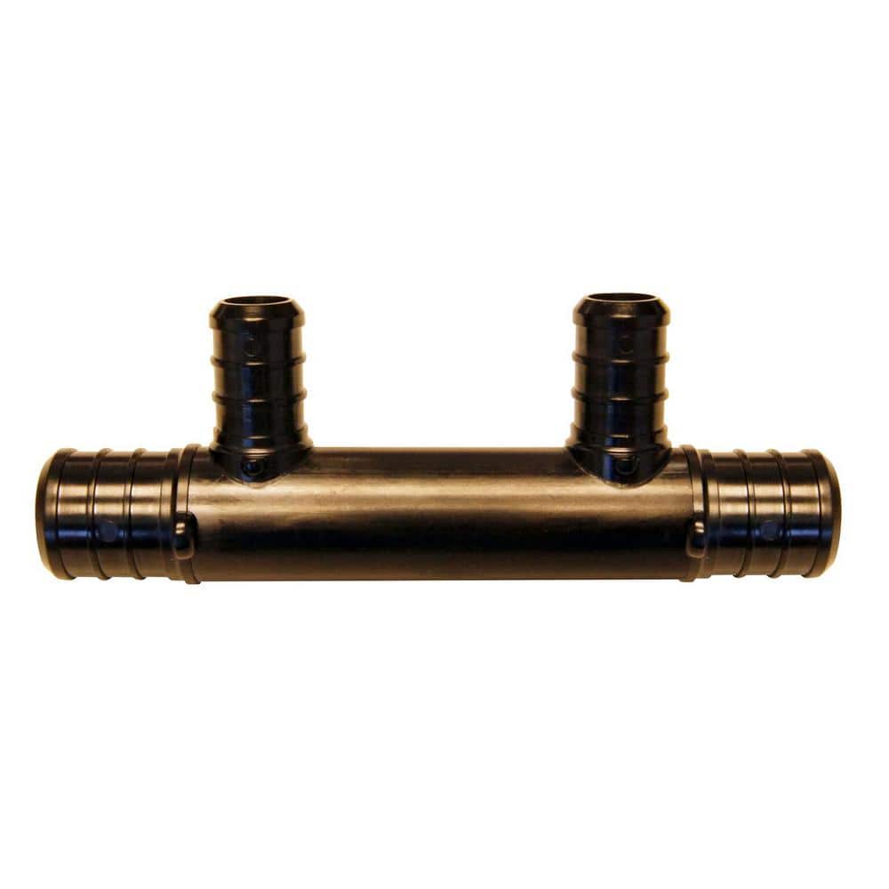 3/4 in. x 1/2 in. Poly Alloy Barb x PEX-B Barb 2-Port Open Manifold price history on PriceWatchPro