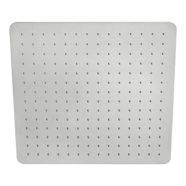 Modern 1-Spray 16 in. Single Ceiling Mount Fixed Rain Shower Head in Brushed Nickel Modern 1-Spray 16 in. Single Ceiling Mount Fixed Rain Shower Head in Brushed Nickel