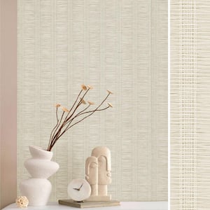 Purity Textured Non-Pasted Wallpaper Roll (Covers 15.33 Sq. Ft.)
