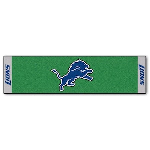 NFL Detroit Lions 1 ft. 6 in. x 6 ft. Indoor 1-Hole Golf Practice Putting Green