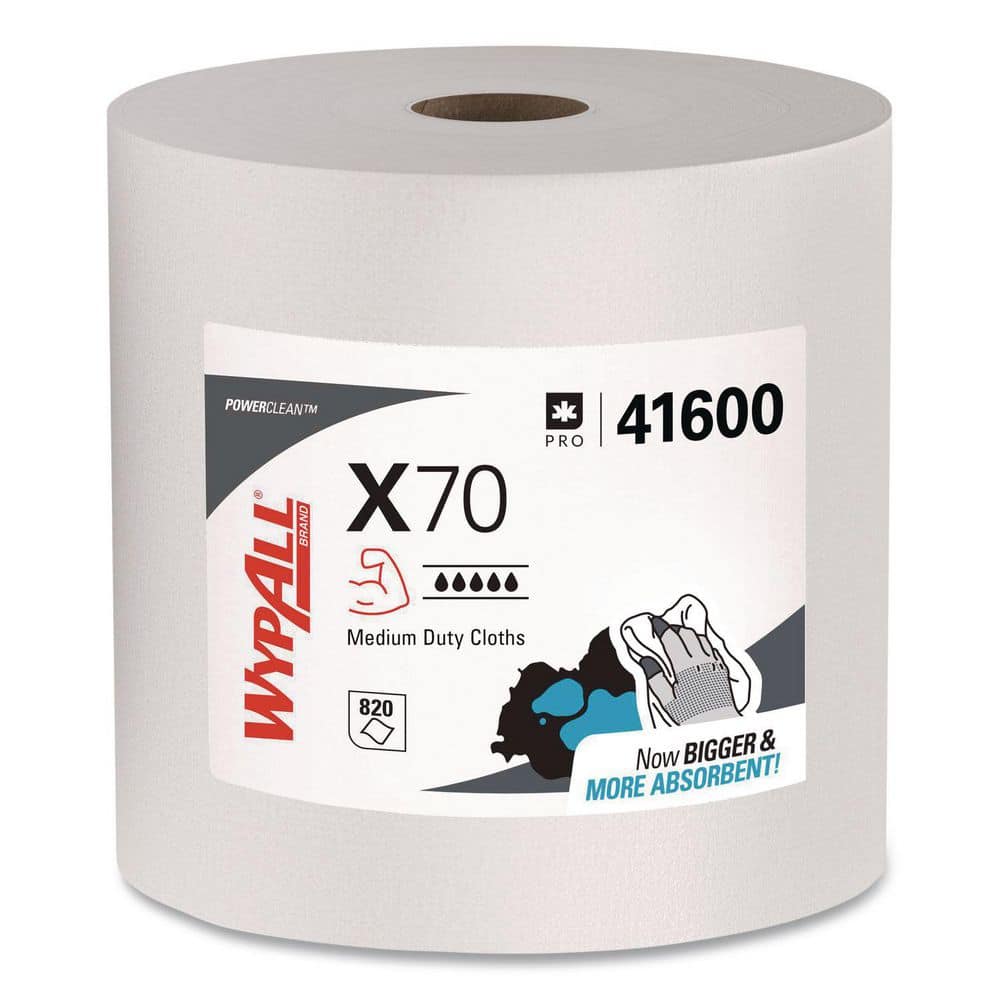 WYPALL X70 Jumbo Roll White Perforated Wipes (870-Count) KCC41600