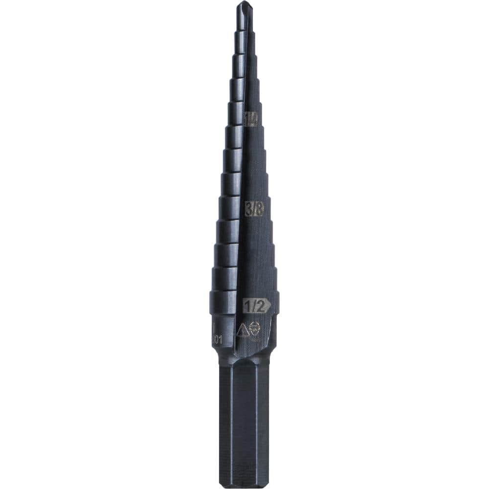 Step-Drill Bit- 4241 High Speed Steel Bits Cut Faster, Stay Cooler and Last  Longer- Sizes 1/4 to 1 3/8