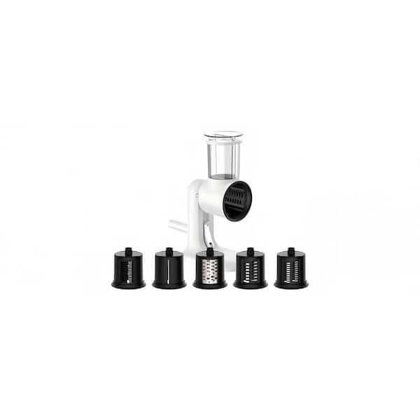 GVODE Cheese Grater Hand Crank, Kitchen Vegetable Slicer with 3 Blades