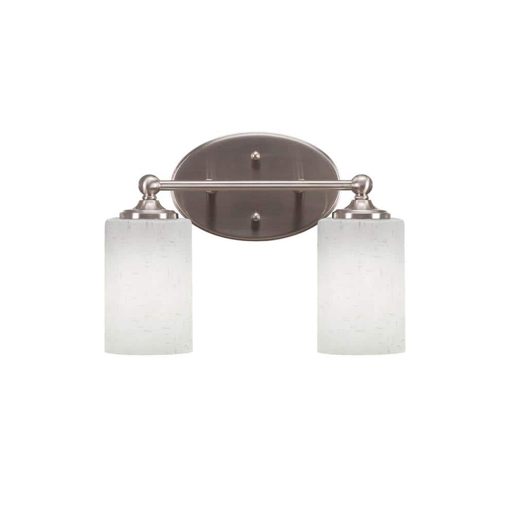 Royale 7 in. 1-Light Brushed Nickel Vanity Light 5R912BN310 - The Home Depot